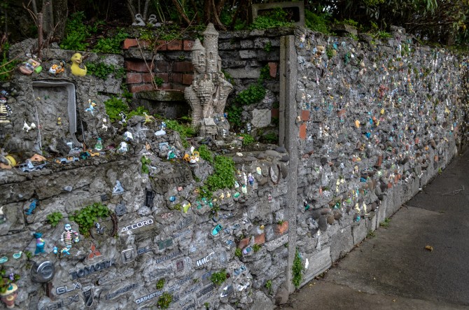 Abandoned miniature village