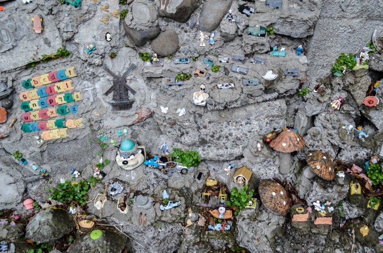 Abandoned miniature village