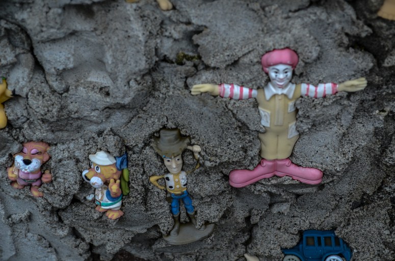 Abandoned miniature village